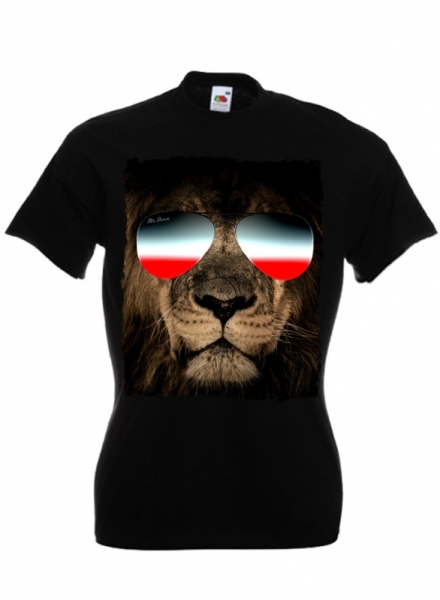 Frauen T-Shirt - Löwe - Brille - swr