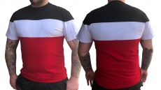 Premium Shirt - schwarz-weiß-rot