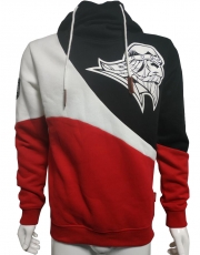 Premium Kapuzenpullover - Aryan Warrior - schwarz-weiß-rot