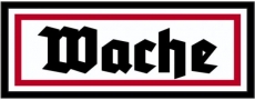 Emailleschild - Wache