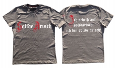 Premium Shirt - Solide Arisch - grau