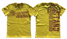 Premium Shirt - Stand your Ground - gelb