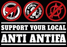 Support Anti-Antifa - Aufkleber Paket 100 Stück