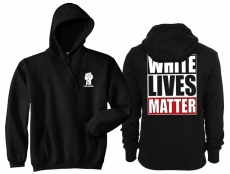 Frauen - Kapuzenpullover - White Lives Matter - I can breath - schwarz