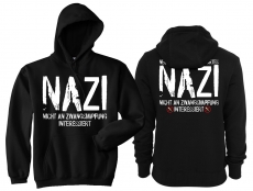 Kapuzenpullover - NAZI - Nicht An Zwangsimpfung Interessiert