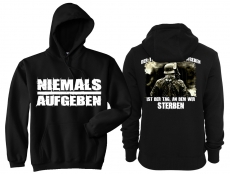 Frauen - Kapuzenpullover - Niemals Aufgeben - Motiv 1