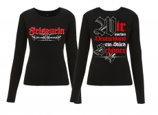 Frauen - Sweatshirt - Friseurin - schwarz