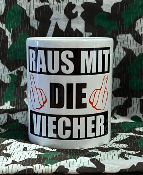 Tasse - Raus mit die Viecher