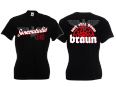 Frauen T-Shirt - Sonnenstudio 88 - Motiv 3 - schwarz