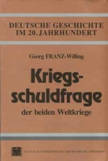 Buch - Kriegsschuldfrage der beiden Weltkriege