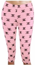 Leggings Totenköpfe - Rosa