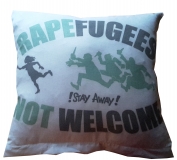 Kissen - Rapefugees - Feldgrau