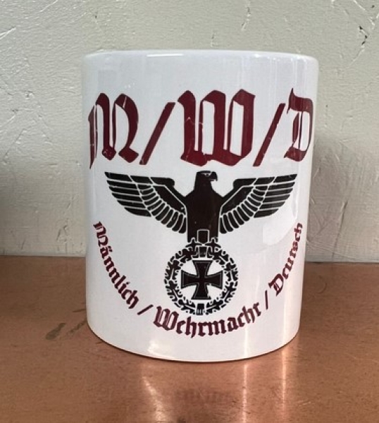 Tasse - Männlich - Wehrmacht - Deutsch