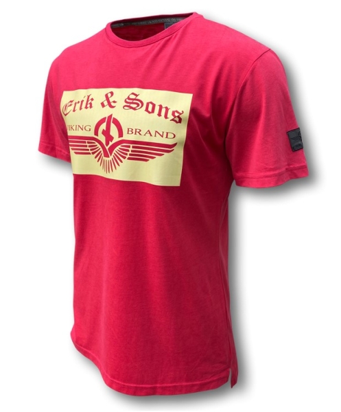 Erik & Sons - T-Shirt - WEEKO burgund