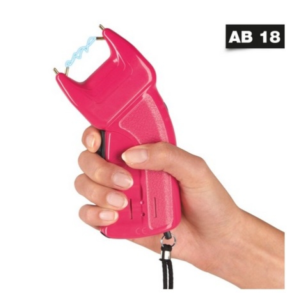 Elektroschocker - PTB - Power 200.000 V inkl. Sicherheitsleine (Pink)