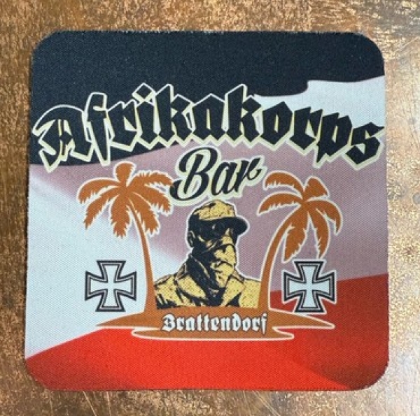 Getränkeuntersetzer - Afrikakorps Bar Brattendorf