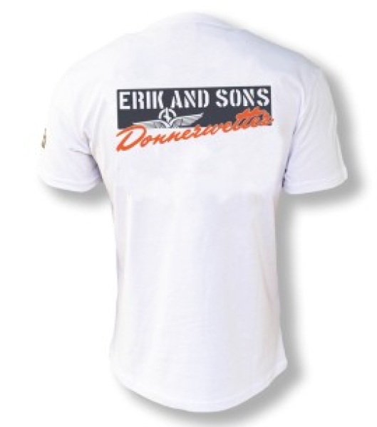 Erik & Sons - T-Shirt - DONNERWETTER - weiss