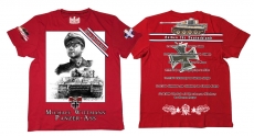 Premium Shirt - Helden für Deutschland - Michael Wittmann - rot