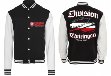 College Jacke - schwarz/weiß - Division Thüringen - Motiv 1