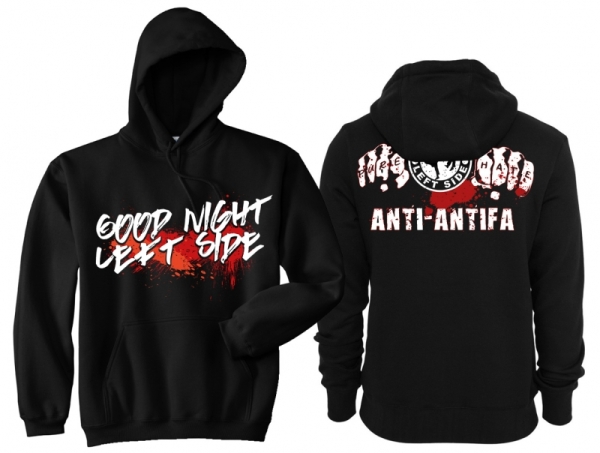 Kapuzenpullover - Good Night Left Side - Anti-Antifa