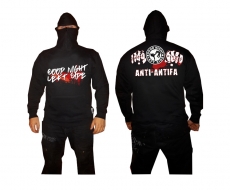 Ninja Kapuzenpullover - Good Night Left Side - Anti-Antifa