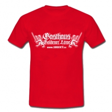 Frauen T-Shirt - Gasthaus Goldener Löwe - klassisch - rot