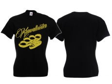 Frauen T-Shirt - Krawallsister - gold