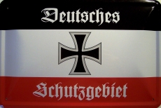 Blechschild - Deutsches Schutzgebiet - Motiv 2 - D17 (34)