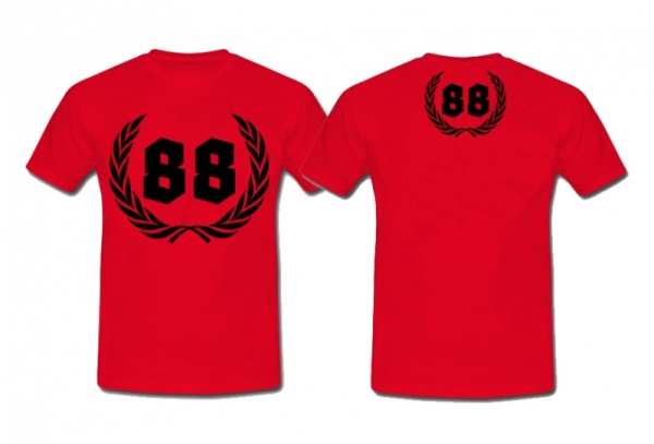 Frauen T-Shirt - 88 - rot