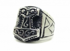 Ring - Edelstahlring - Thorhammer